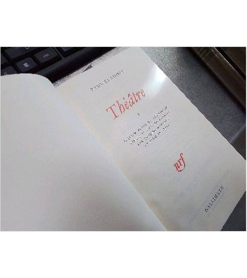 LIVRE LA PLEIADE CLAUDEL THEATRE 2 TOMES