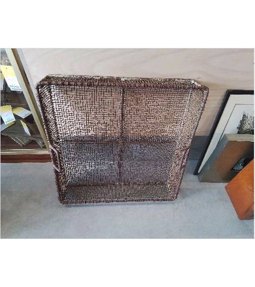 PANIER CARRÉ ANCIEN METAL 