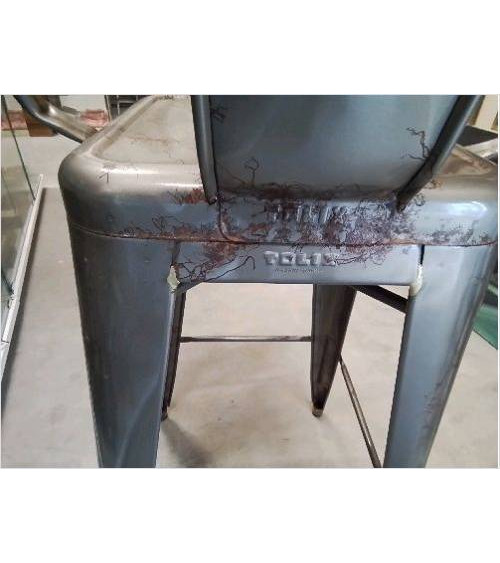 TABOURET TOLIX DOSSIER HAUT EN L’ETAT