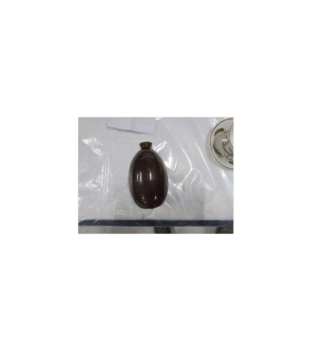 SOLIFLORE GRÈS ÉMAILLÉ MARRON