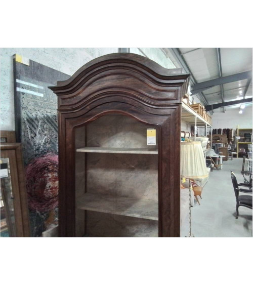 VITRINE ANC PALISSANDRE 109*40*230CM + CLE C3