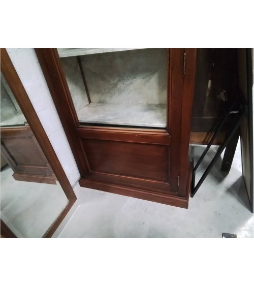 VITRINE PIN ANCIENNE 102*46*221 CM + CLE C2
