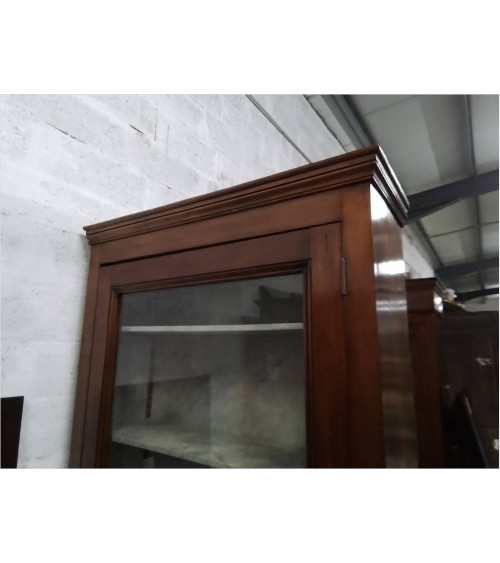 VITRINE PIN ANCIENNE 110*40*221CM +  CLE C1
