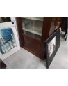 VITRINE PIN ANCIENNE 110*40*221CM +  CLE C1