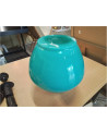 PIED DE LAMPE VERRE VERT VINTAGE 