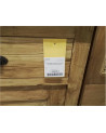 MU02-MEUBLE 4 PORTES 5 TIROIRS TECK RECYCLE 91/251/51 CM