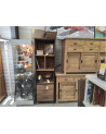 MEUBLE COLONNE 3 TIROIRS 4 NICHES 60/45/180 CM