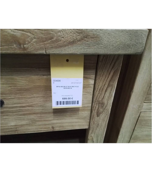 BF04-MEUBLE TECK RECYCLE 165/55/80CM