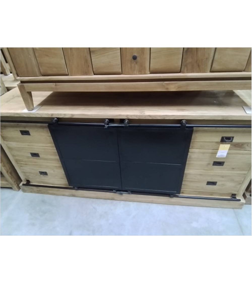 ME602-MEUBLE TECK RECYCLE...