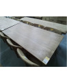 DAN03-TABLE TECK SCANDINAVE 160/80/77CM
