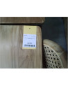 DAN01-TABLE TECK SCANDINAVE 120/80/77CM