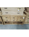 BF01-MEUBLE TECK RECYCLE 140/55/80 CM
