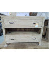 MEUBLE DE SDB TECK 2 T 110/45/85 CM