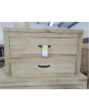 MEUBLE TECK 2 TIROIRS 80/45/45CM