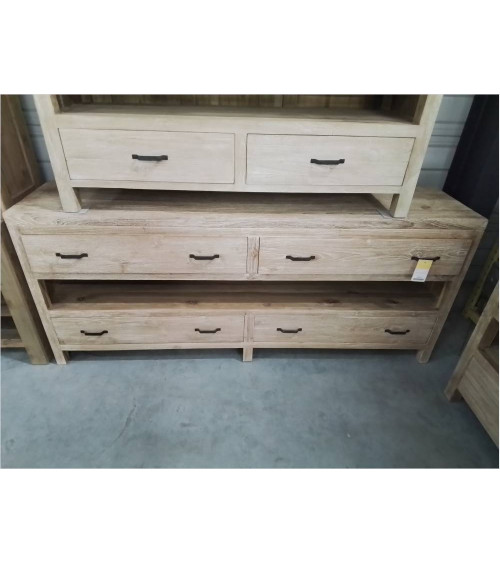 MEUBLE DE SDB TECK 200/45/85CM
