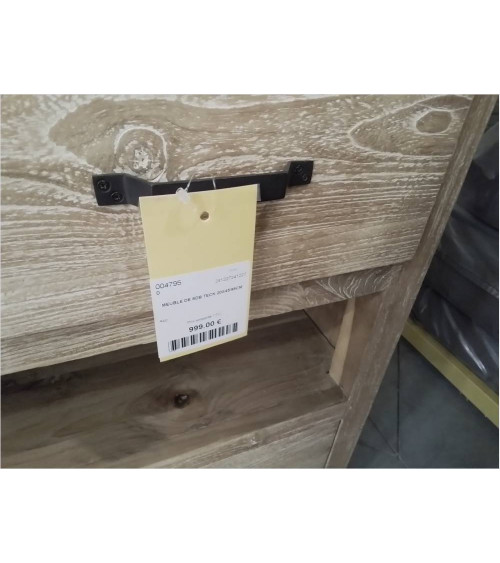 MEUBLE DE SDB TECK 200/45/85CM