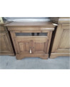 MEUBLE TV MERISIER 2 PORTES 1 TIROIR CLE E3
