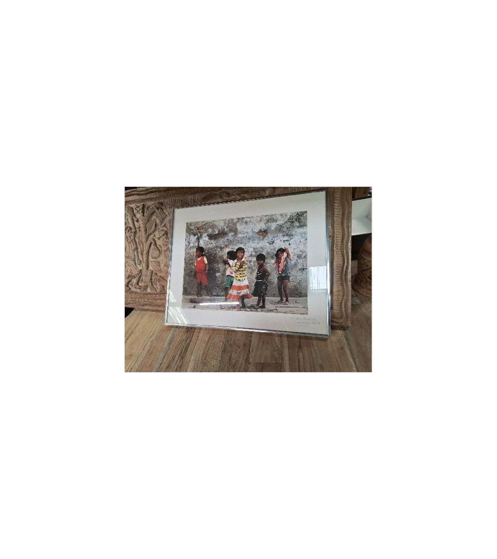 CADRE PHOTO ENFANTS INDIEN 1 ER TIRAGE