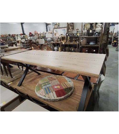 TABLE TECK MASSIF 200X95 +2...