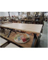 TABLE TECK MASSIF 200X95 +2 ALL DE 50