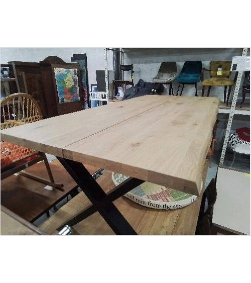 TABLE TECK MASSIF 200X95 +2 ALL DE 50
