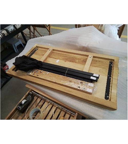 TABLE TECK MASSIF 200X95 +2 ALL DE 50