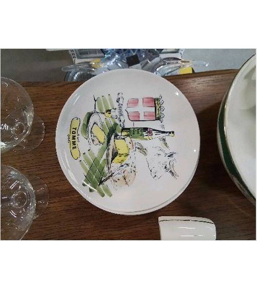 LOT 5 ASSIETTES FROMAGES GIEN