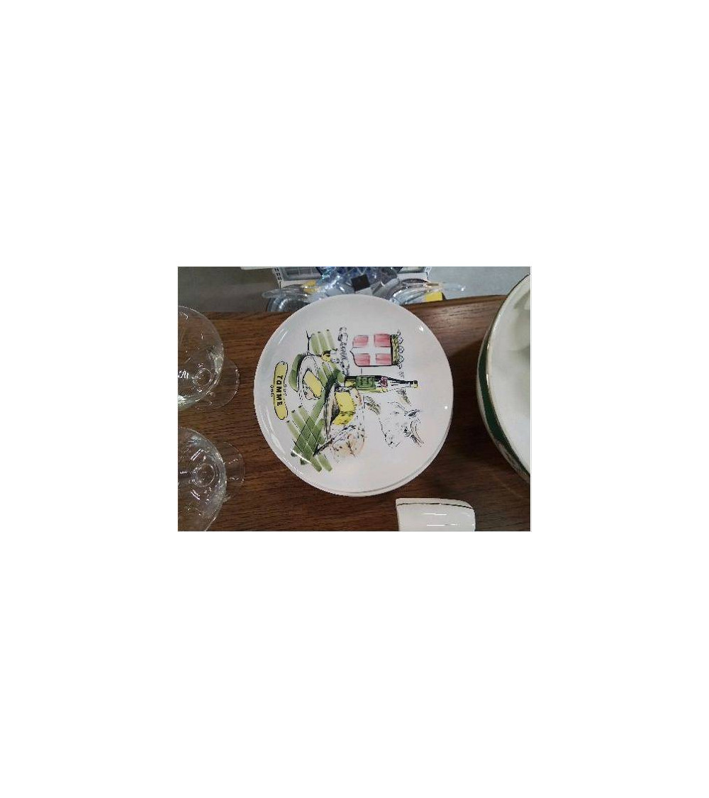 LOT 5 ASSIETTES FROMAGES GIEN