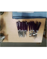 LOT COUVERTS×8 MANCHE MAUVE