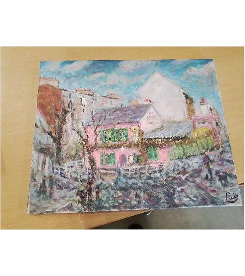 PEINTURE LAPIN AGILE...