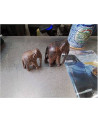 DUO ÉLÉPHANTS BOIS PM