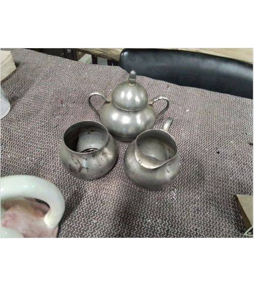LOT 3 PIÈCES METALZTI