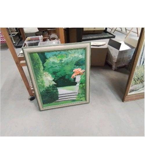 TOILE PAYSAGE ESCALIER