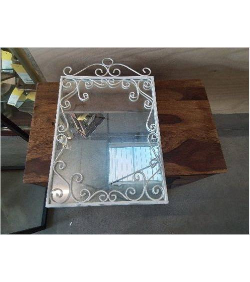 MIROIR MÉTAL BLC