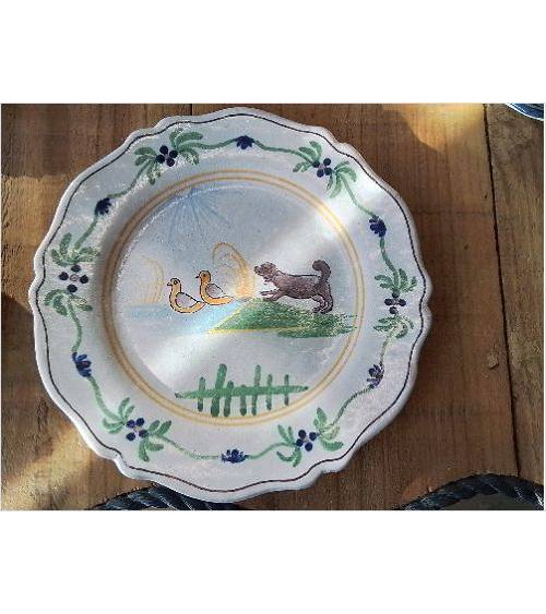 ASSIETTE ANC DECOR ANIMAUX
