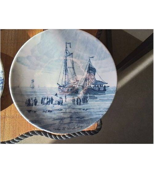 ASSIETTE ANC DECOR BLEU...