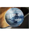 ASSIETTE ANC DECOR BLEU BATEAUX