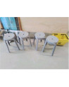 TABOURET PVC GRIS