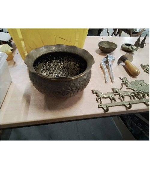POT CUIVRE MARTELÉ 