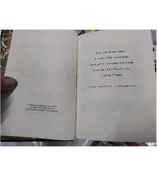 SERIE LIVRE NAPOLEON III...