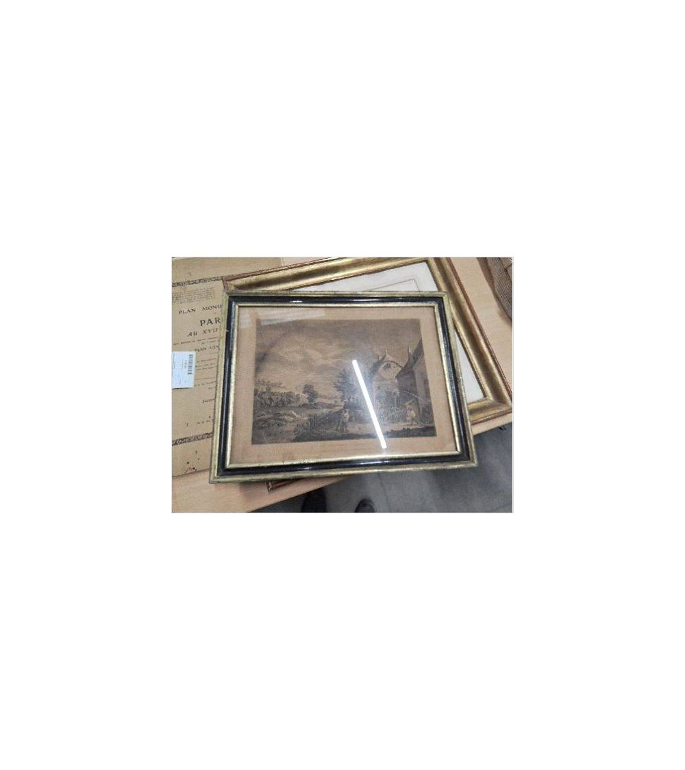 GRAVURE LA RÉCRÉATION FLAMANDE