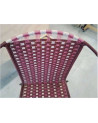 FAUTEUIL ARMURE METAL RETRO TRESSE 