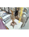 AIGIERE DECO REGULE ANGES SUR MARBRE ROSE