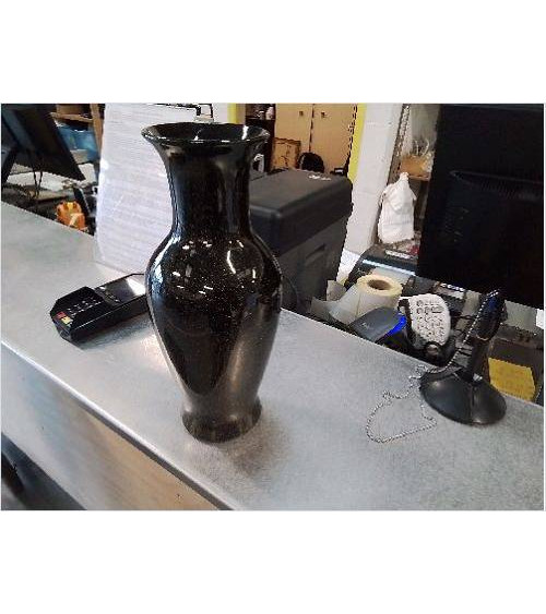 VASE NOIR DORÉ GERMANY