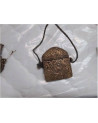COFFRET METAL COUVERCLE CUIVRE CISELÉ 