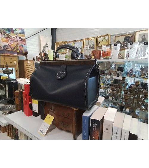SACOCHE ANC CUIR NOIR