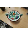COUPELLE CERAMONACO 2 ANSES FLEURI