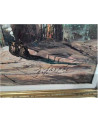 TABLEAU PEINTURE VILLAGE PÉRUVIEN J. JASPAL