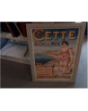 AFFICHE ANC BAINS DE MER ENCADREE