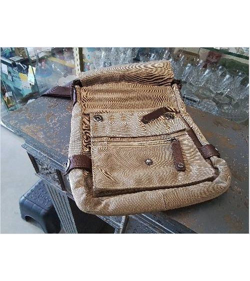 SAC A MAIN BESACE ARTHUR&ASTON TOILE ET CUIR
